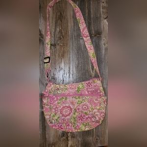 Vera bradley pink and green floral print